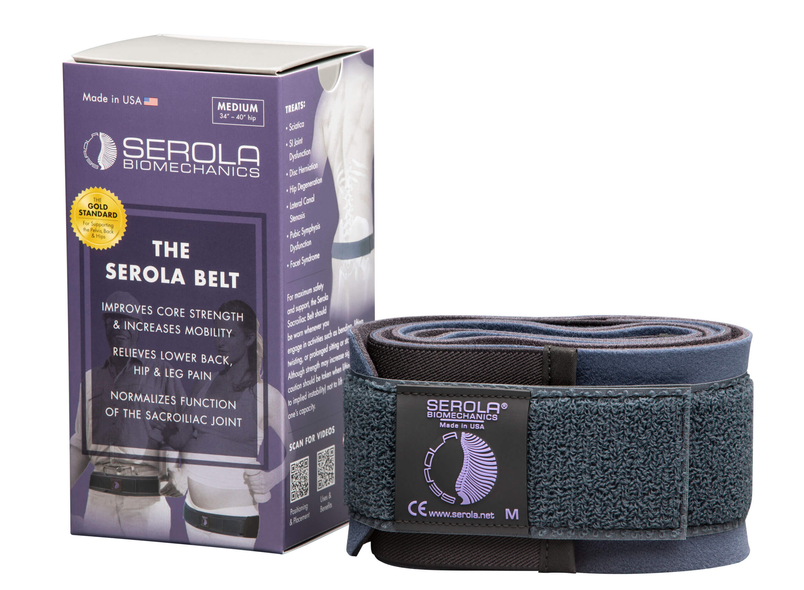 SI Belt | Serola Sacroiliac Belt | Serola Biomechanics
